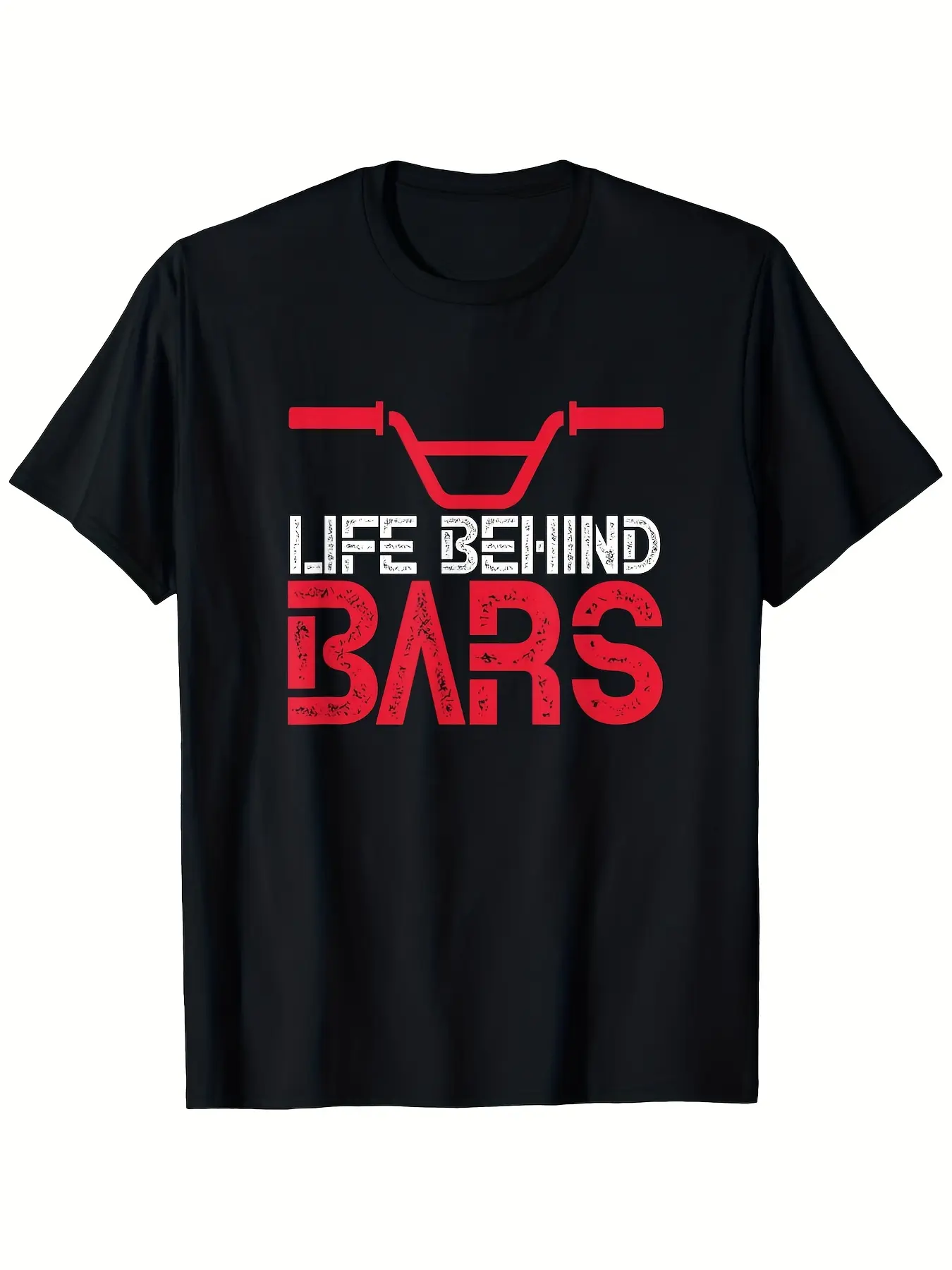 Men's BMX Cycling Graphic T-Shirt - 100% Cotton Retro Racing Design Print, S-5XL Sizes, Machine Washable Casual Sports Apparel for BMX Riders & Fans - Ideal Gift for Dads, Moms, Friends - Comfortable Round Neck Short Sleeve Tee