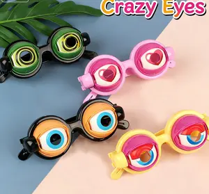 Crazy Eyes Funny Glasses – Interactive Blinking Prank Toy for Kids & Adults, Perfect for Parties, Cosplay, Easter, Christmas & Birthday Gifts