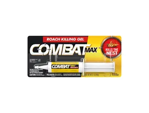 Combat Max Roach Killing Gel for Indoor and Outdoor Use, 1 Syringe, 2.1 Ounce (Pack of 1)