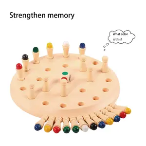 Children Memory Training Chess Game, Color Memory Board Game, Multiplayer Desktop Toy, Tabletop Chess Board, Round, Parent-Child Interactive Fun