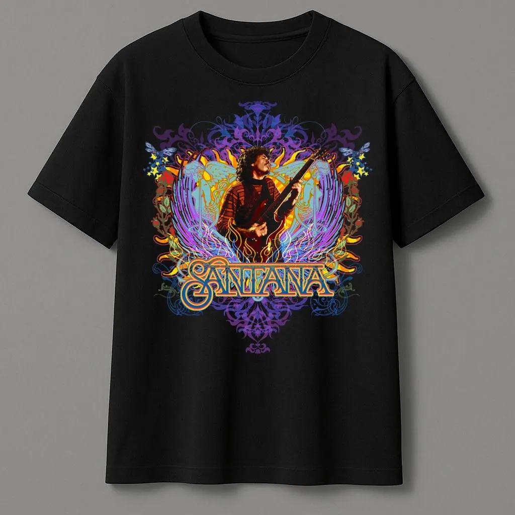 Carlos Santana Graphic Rock Music T-shirt