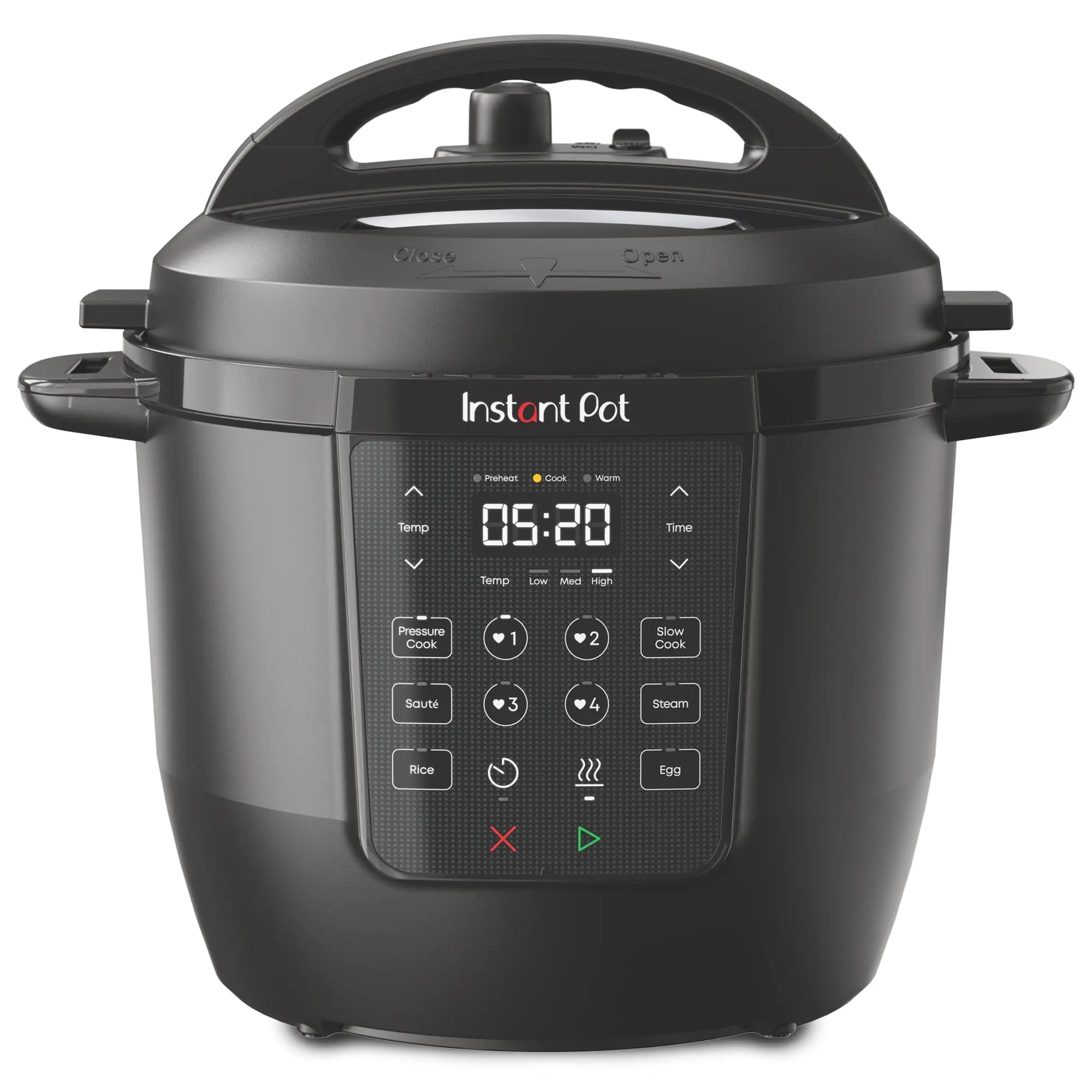 Instant Pot 6Qt RIO Chef Series 7-in-1 Multi-Cooker - Pressure, Slow & More Cooking Functions, Black Kitchen Appliance