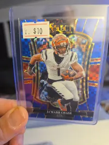 2025 Panini Select Ja’Marr Chase Blue Prizm /175 #157 Bengals