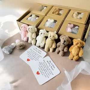 Cute Movable Joints Plush Bear Stuffed Animal | Soft Cuddle Toy for Holiday & Birthday Gifts