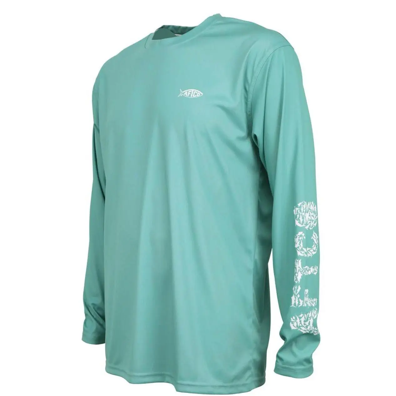 Aftco Jigfish UV Protection LS Fishing Shirt - Agate