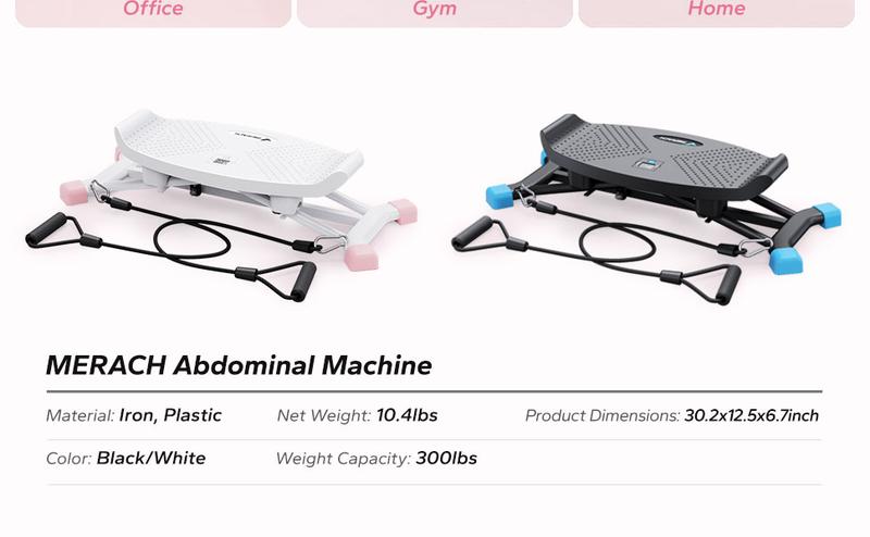 Merach Balancing Machine, Leg Exercise Low Impact Plyometric Training Fun Cardio Trainer Full Body Aerobic Exercise Equipment