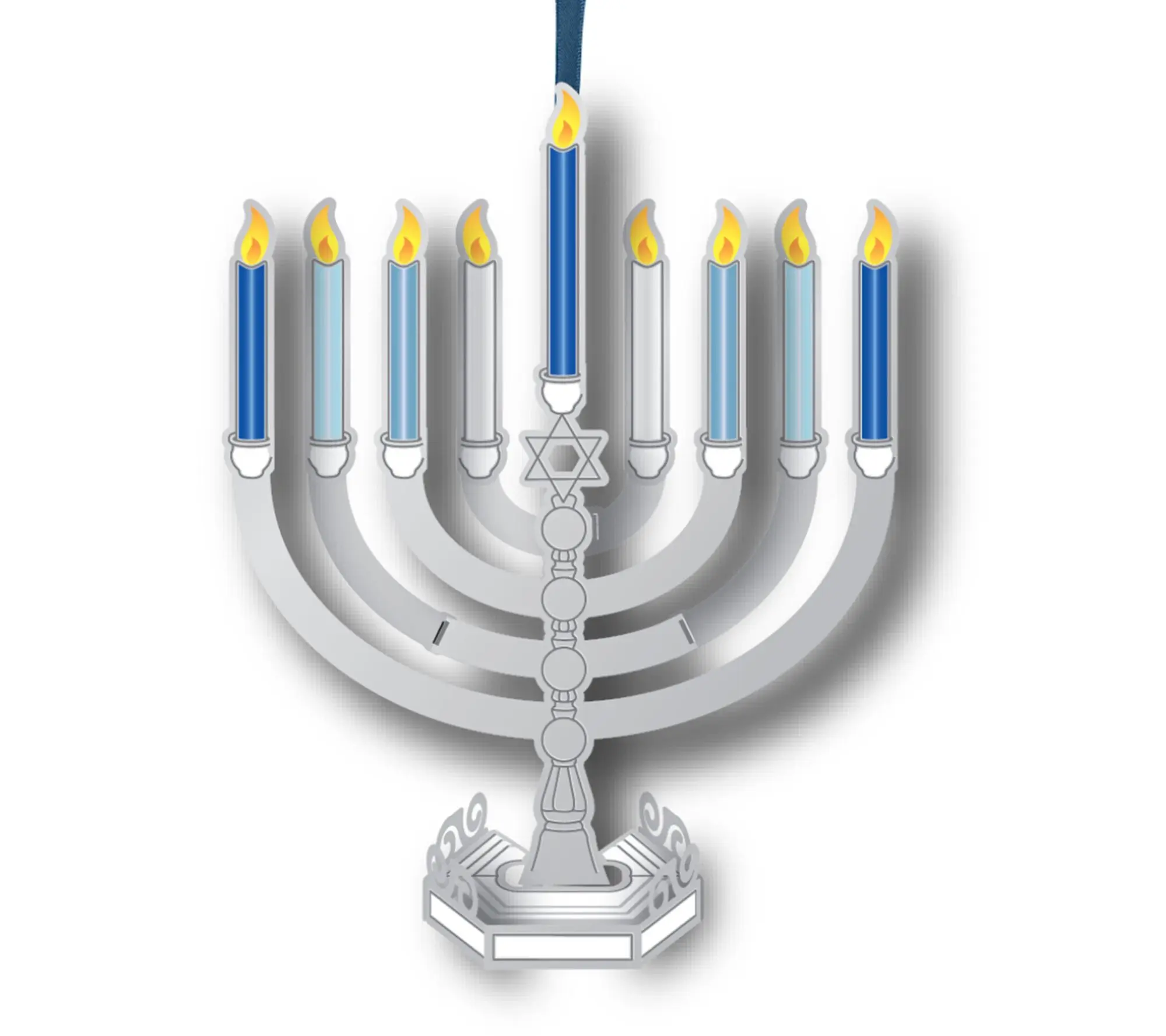 Beacon Designs Standing Menorah Ornament
