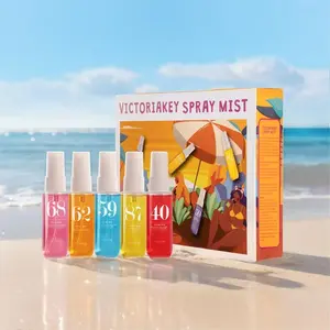 Spray Mist - Alcohol-Free Official Brazilian Beach Perfume Spray Set - Floral Fragrance for Body & Hair - Perfect Gift for Travel, Home & Office