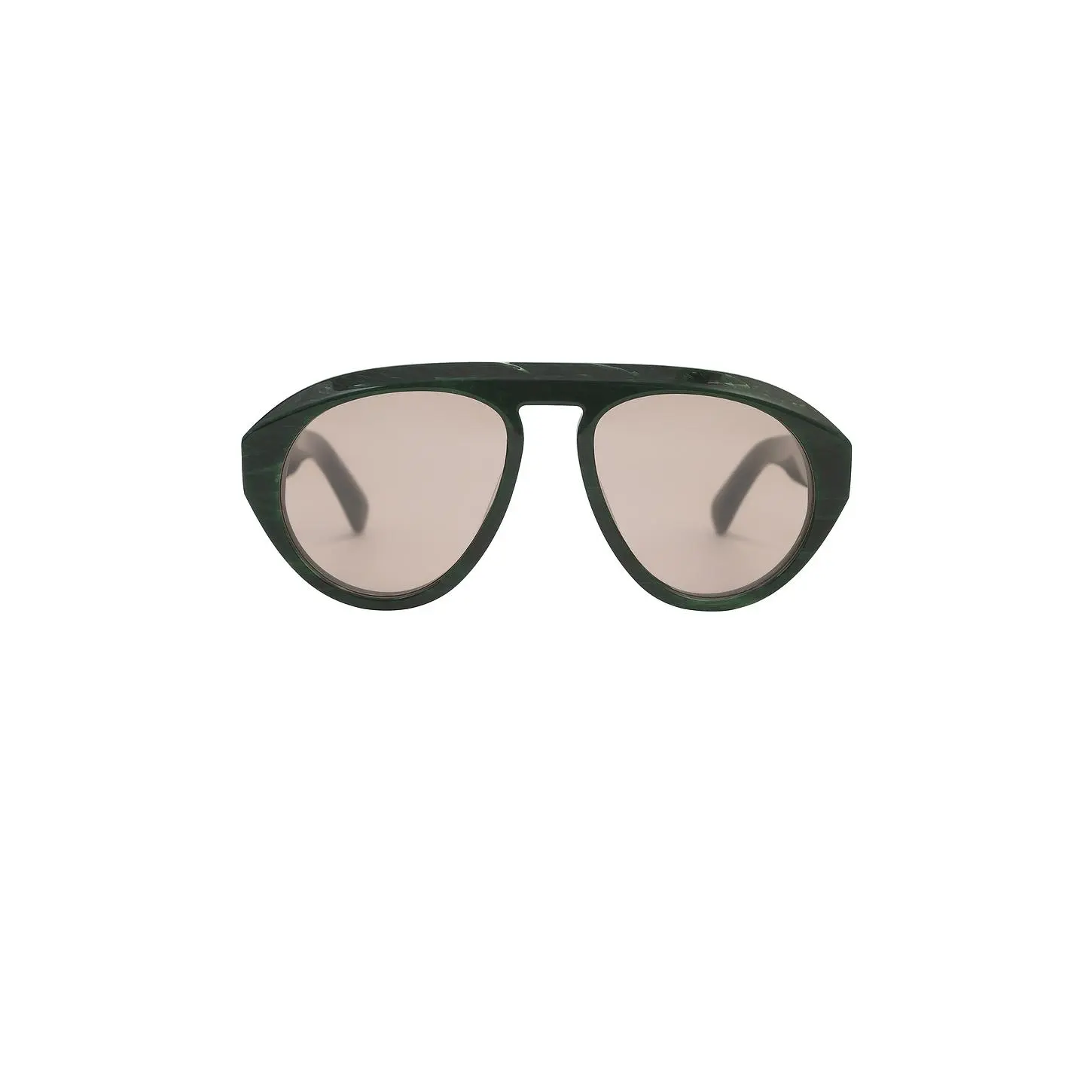 Elisa Johnson Val Sunglasses in Green Tortoise