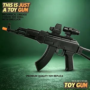 High-Quality AK74U Dual-Mode Toy Gun—Perfect for outdoor recreational games and an ideal gift for teenagers