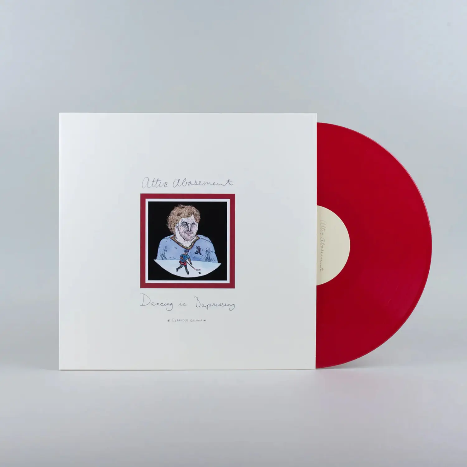 Attic Abasement - Dancing Is Depressing Rock Music Vinyl Record LP, 2018 Release Expanded Version, Colored Red Music Vinyl Album