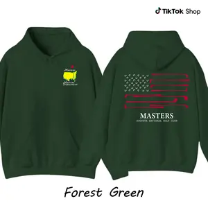 Masters Augusta National Golf Club Hoodie For Men For Women, American Flag Graphic Pullover, Premium Cotton Fleece, Unisex Sportswear Gift