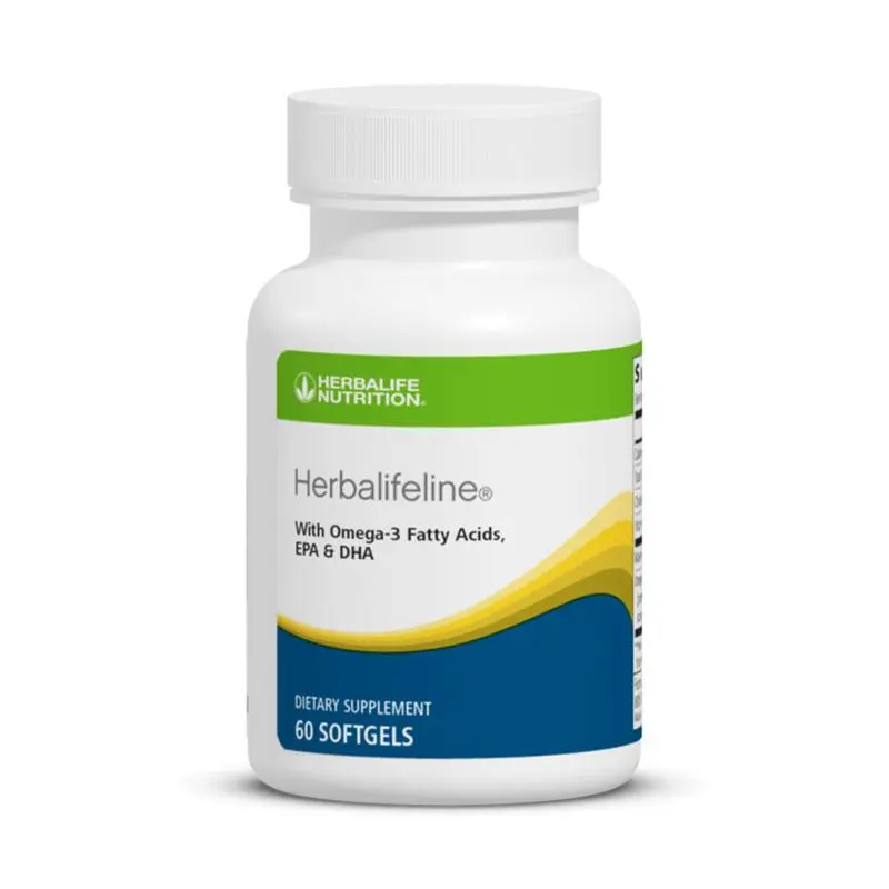 Herbalife Herbalifeline Omega-3 Fish Oil Softgels EPA & DHA Fatty Acids Daily Nutrition Supplement for Balanced Wellness - Healthcare, Fitness