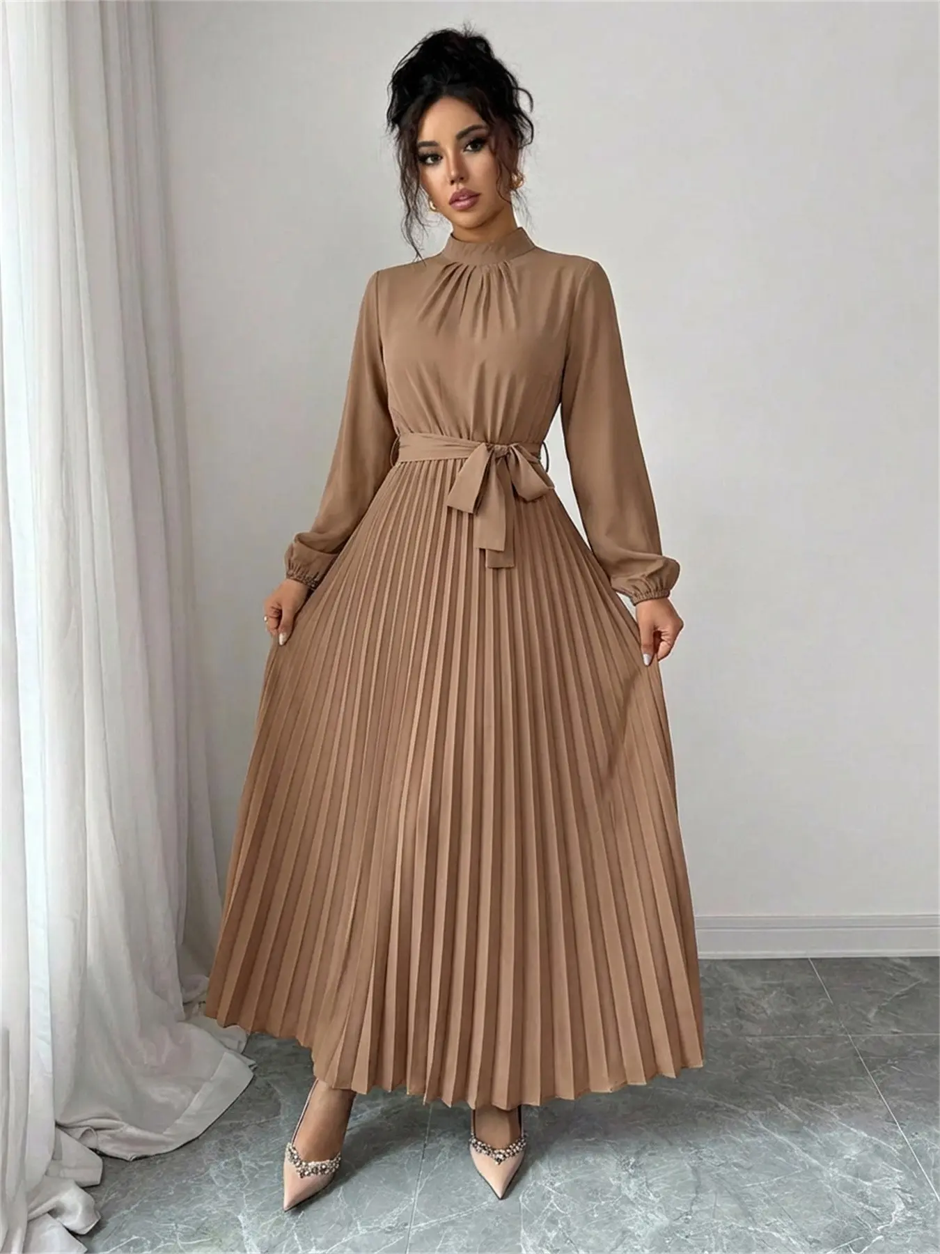 Cos PLEATED A-LINE MIDI SHIRT DRESS - TikTok Shop Cos PLEATED A-LINE MIDI SHIRT DRESS - TikTok Shop