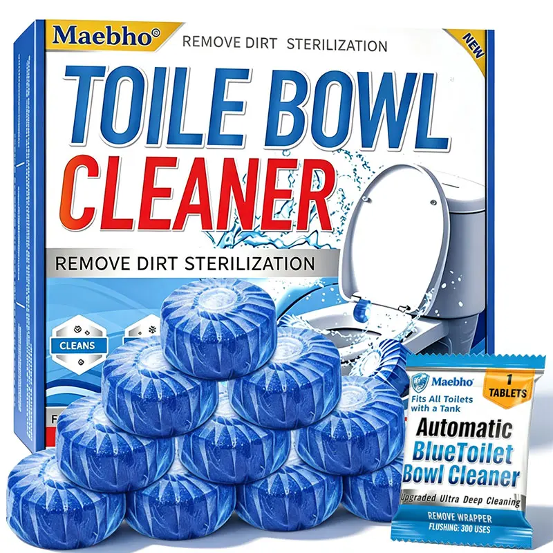 Automatic Soluble Toilet Cleaning Blocks for RV & Home Easy Stain Removal Long-Lasting Deodorization Cleaner.Long-lasting deodorization, easy-to-use cleaning tablets for home and car toilets, and toilet cleaners. low odor fresh