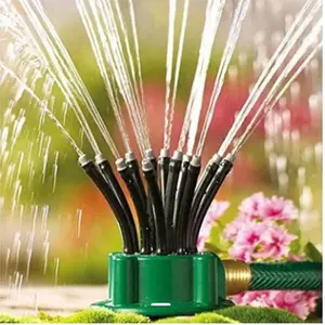 Garden Sprinkler 360° Automatic Plants Watering Multi-Head Style, Rotating Plant Watering Tool, Outdoor Irrigation Sprayer for Yard, Garden & Lawn