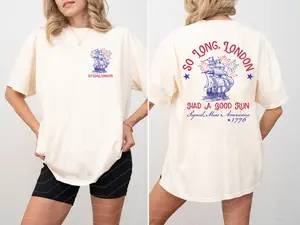 Add Tank Top (Comma) So Long London 4th of July Shirt, Fourth Of July Shirt, July 4th Shirt