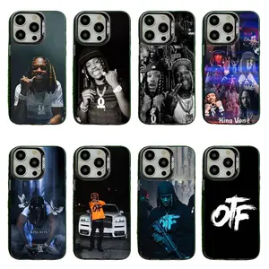 K-King Von Phone Case For iPhone 17e 17 promax 17 16 15 14 13 12 11 Mini Pro Max Air X XR XSMAX & Samsung Galaxy S26 S25 S24 S23 S22 S21 FE Ultra Plus EDGE Gray Matte Silicone Black soft tpu Cover