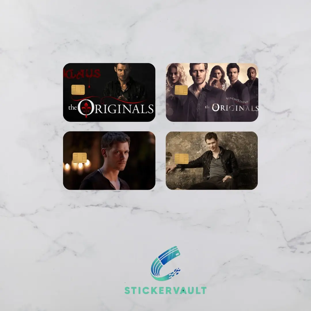 The Originals Klaus Mikaelson Debit Credit Card Vinyl Stickers -Small Chip The Originals Klaus Mikaelson Debit Credit Card Vinyl Stickers -Small Chip
