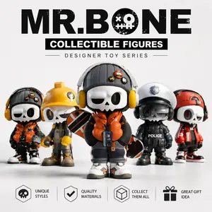 MR.BONE Back To The Future TV Series Collectible Action Figures, 2.67in Random Mystery Toys, Graduation Gift for Boys, Desktop Display & Home Decoration (Toys & Hobbies Classic Novelty Stress Relief Item)