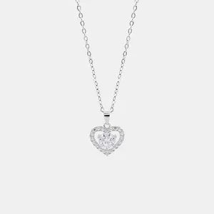 【239】"Cupid's Garden" 1 Carat Synthetic Moissanite Necklace
