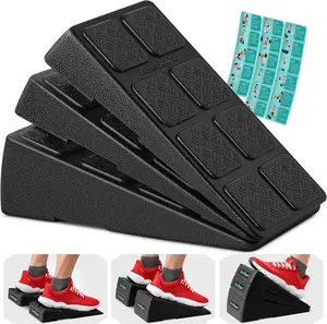 ZocoSquat Squat Wedge Block Set (3/5 Pieces) - 960 LBS Capacity, 5 Stackable Angles, EPP Material - Home Gym Equipment for Calf Stretching, Physical Therapy