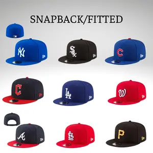 New Era MLB LA Dodgers, NY Yankees, Pirates, Braves, ... Snapback Baseball Hat – 9FIFTY Adjustable & 59FIFTY Fitted Cap for Men & Women, Flat Brim Streetwear Style, Gorra de Béisbol Unisex, Hip Hop Urban Fashion, Vintage Sports Look, USA TikTok Trend 2026