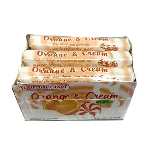 Orange & Cream Hard Candy Rolls, 9 Count