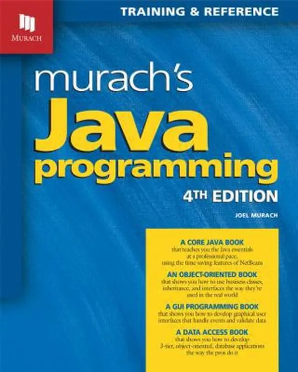 USED-Murach's Java Programming: Training & Reference by Joel Murach (Paperback)