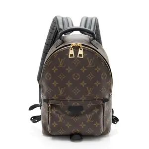 Pre-owned Louis Vuitton Leather Backpacks Monogram Canvas Palm Springs PM Backpack