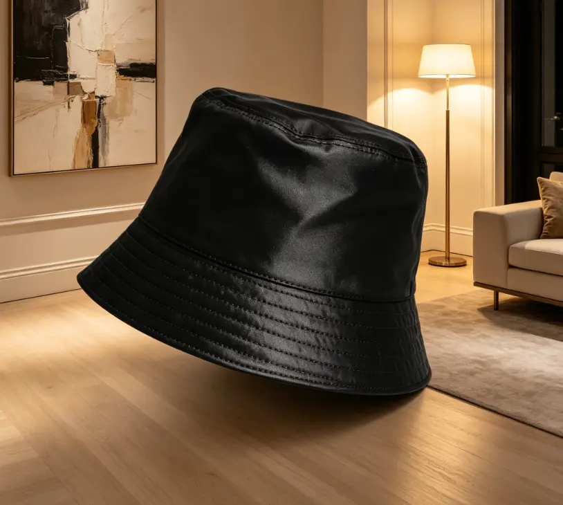 Lightweight Nylon Bucket Hat, UV Protection Fisherman Sun Hat, Foldable Portable Beach Hat for Daily & Outdoor Activities