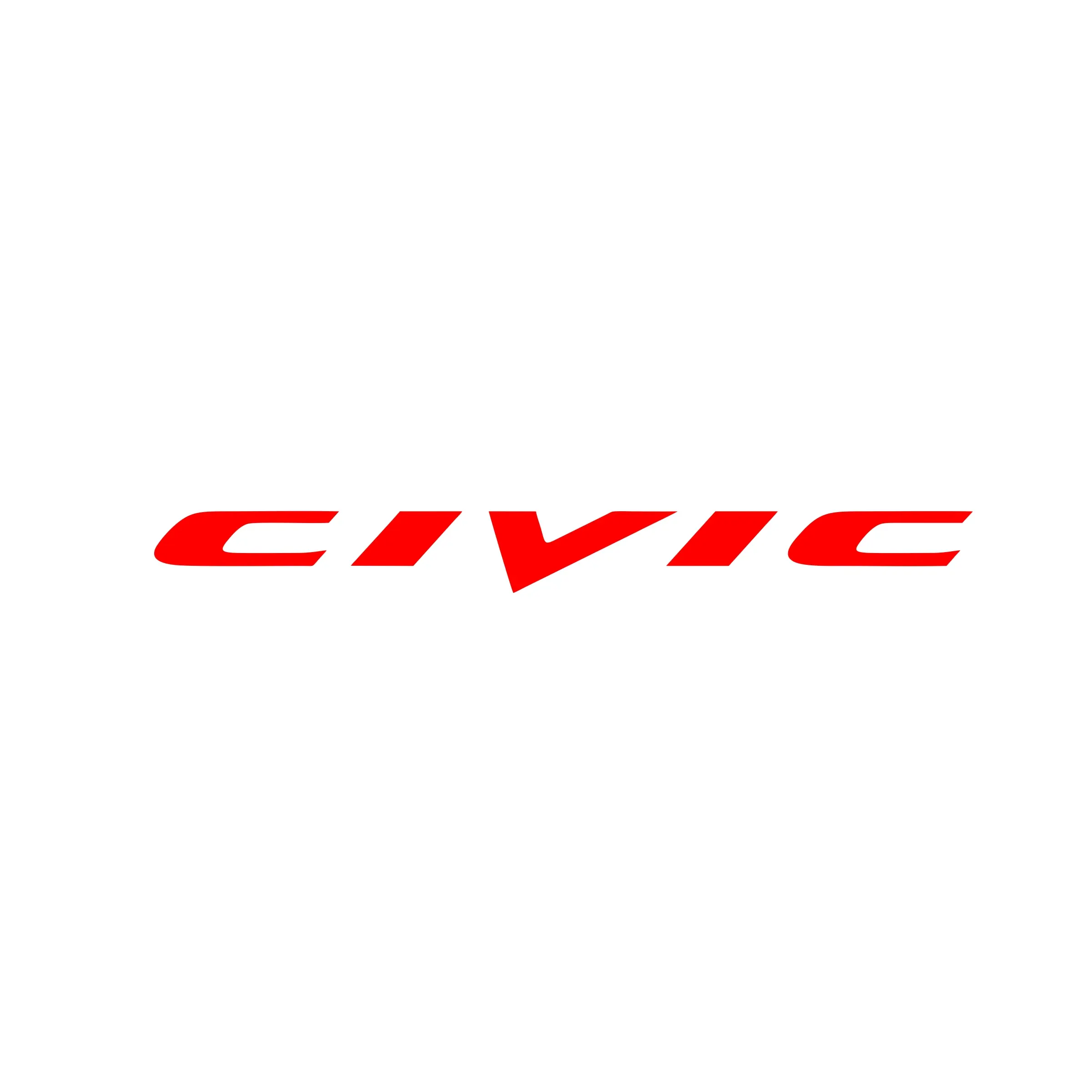 Civic Windshield Banners 40" x 4"  by Pristine Graphics