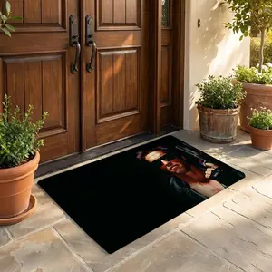 The Terminator American Sci Fi Movie Floor Mat Flannel Rug Ultra Soft, High Water Absorbent & Hypoallergenic, Machine Washable HD Custom Printed Non-Slip Floor Mat for Bathroom, Kitchen Bedroom