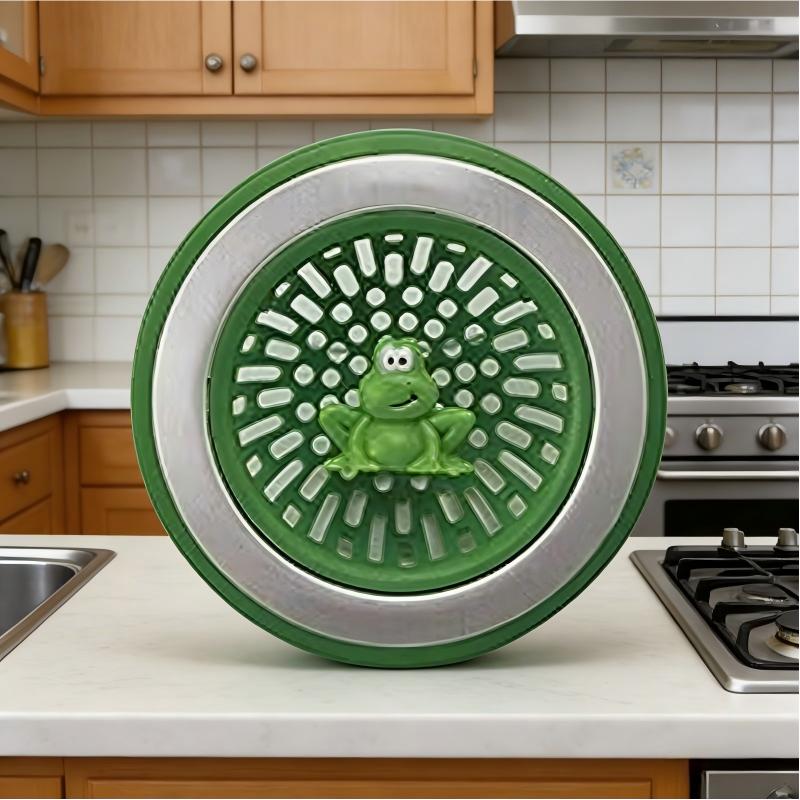 Garlic Press and Chopper with Storage Container, Premium Stainless Steel Blades, Green Garlic Press and Chopper with Storage Container, Premium Stainless Steel Blades, Green