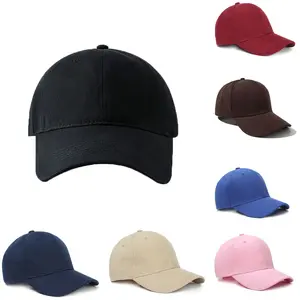 Men Women Washed Distressed Twill Cotton Baseball Cap Vintage Adjustable Dad Hat Customized cotton baseball cap with embroidered logo, printed sun protection cap for men and women, spring and summer styles, wholesale