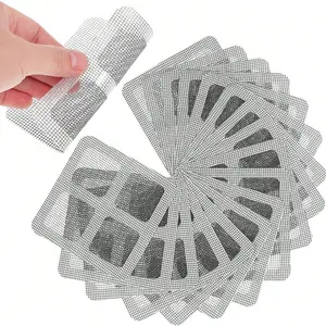 TikTok Viral! 20pcs Shower Drain Hair Catcher | Anti-Clogging Sticker for Kitchen Bathroom Bathtub | Easy Install