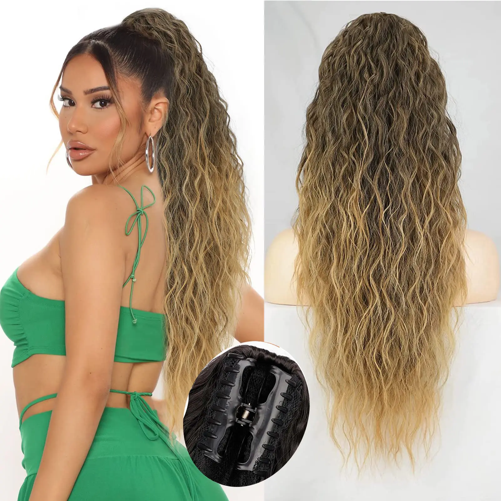 26‘’-Dark Brown to Auburn Brown