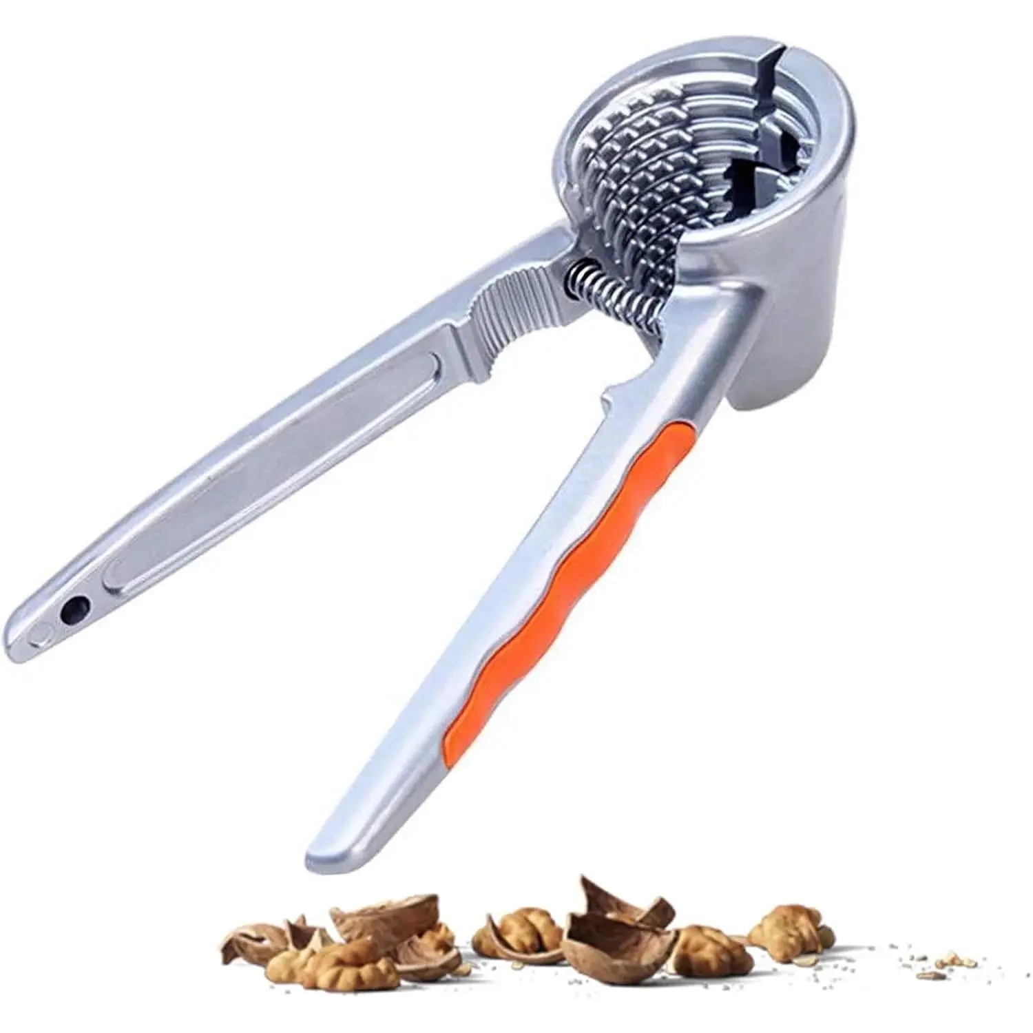1 Pack Nut Crackers for All Nuts Heavy Duty Walnut Cracker with Non-Slip Handle Pecan Crackers Tools Funnel Walnut Pliers Nutcracker Pecan Walnut Plier Clip Tool, Sturdy, Utensils summerwins,summerwins