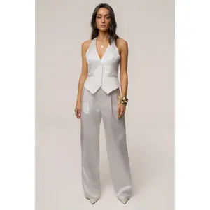 White City Nights Satin Trouser