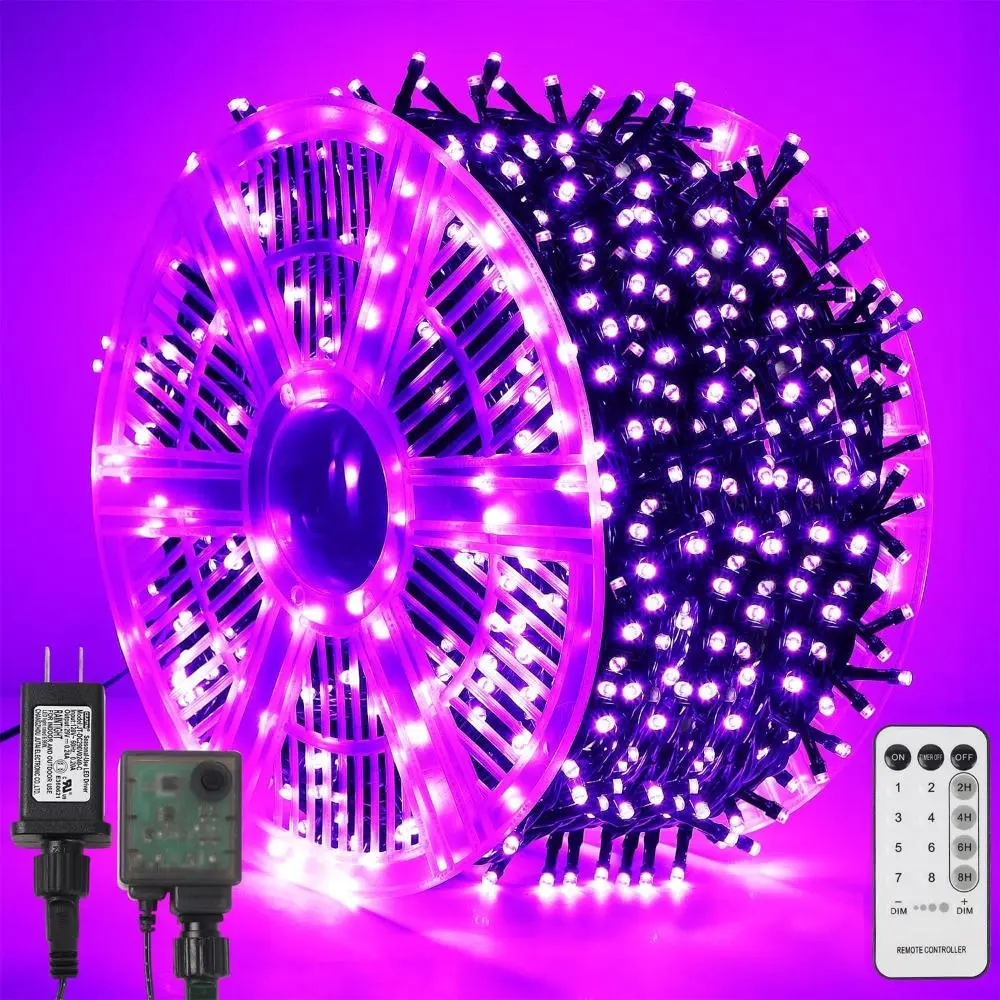 Festival Lantern, Green Wire LED Decorative Fairy Lights with Remote & 8 Modes, Waterproof Xmas Decor, Festival Lantern