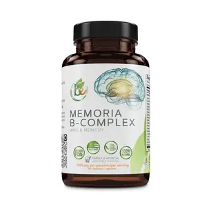 Memoria B-Complex 1500mg - Advanced Brain & Energy Support Supplement - Vitamins B, A, C, D, K2 with Omega-3, L-Carnitine, Tyrosine, Alpha Lipoic Acid & Ginkgo Biloba - 90 Vegetable Capsules - by BEXPERTSUSA
