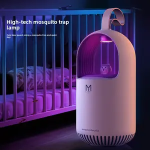 Indoor Plug-in Mosquito Killer Lamp Light-Based Insect Repeller for Bedroom Home Mosquito Catcher Electric Pest Control Device