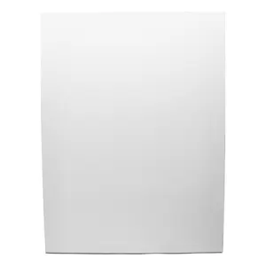 Premium Stretched Art Canvas Board, White, 18-Inch