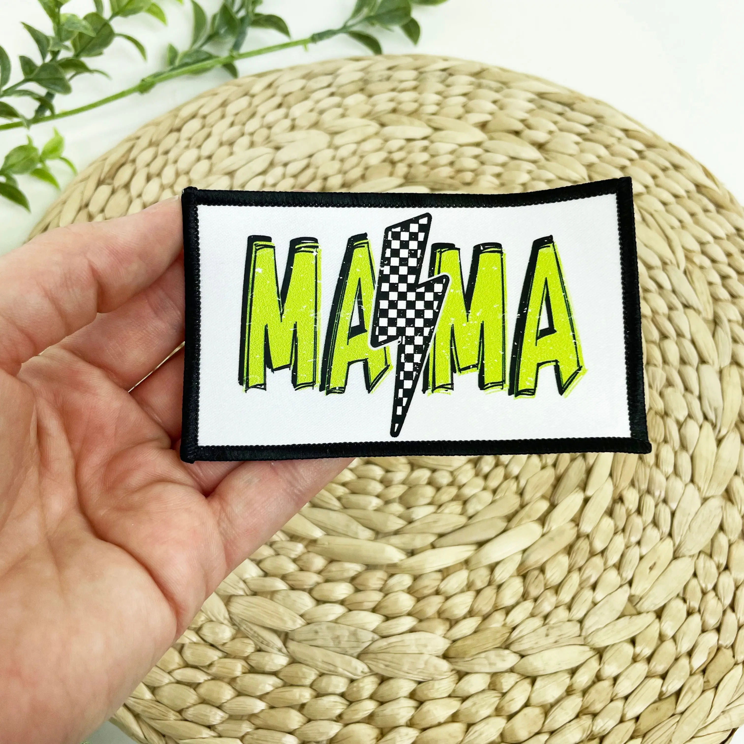 DTF Mama Patch Iron-On for Hats