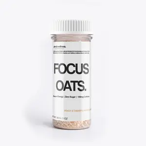 Presta Wellness Single Serving Instant Oats - Focus Functional Oats - 100mg Caffeine - Awareness + Energy