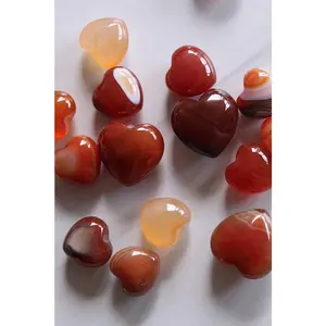 Pebble House Mini Carnelian Heart