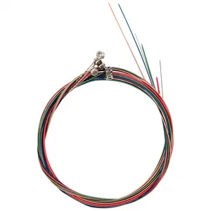 Set Rainbow Colorful Color String for Acoustic Guitar Set Rainbow Colorful Color String for Acoustic Guitar