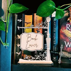 Book Lover Tavern Lampost Style Hanging Sign