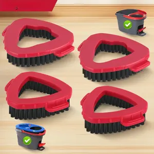 Scrub Brush Head 1-Tank System 2-Tanks  System Scrubber Spin Mop Refill Scrub Brush for Shower Ocedar Mopping brush