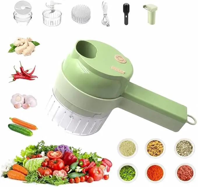 4‑in‑1 Handheld Electric Food Chopper,